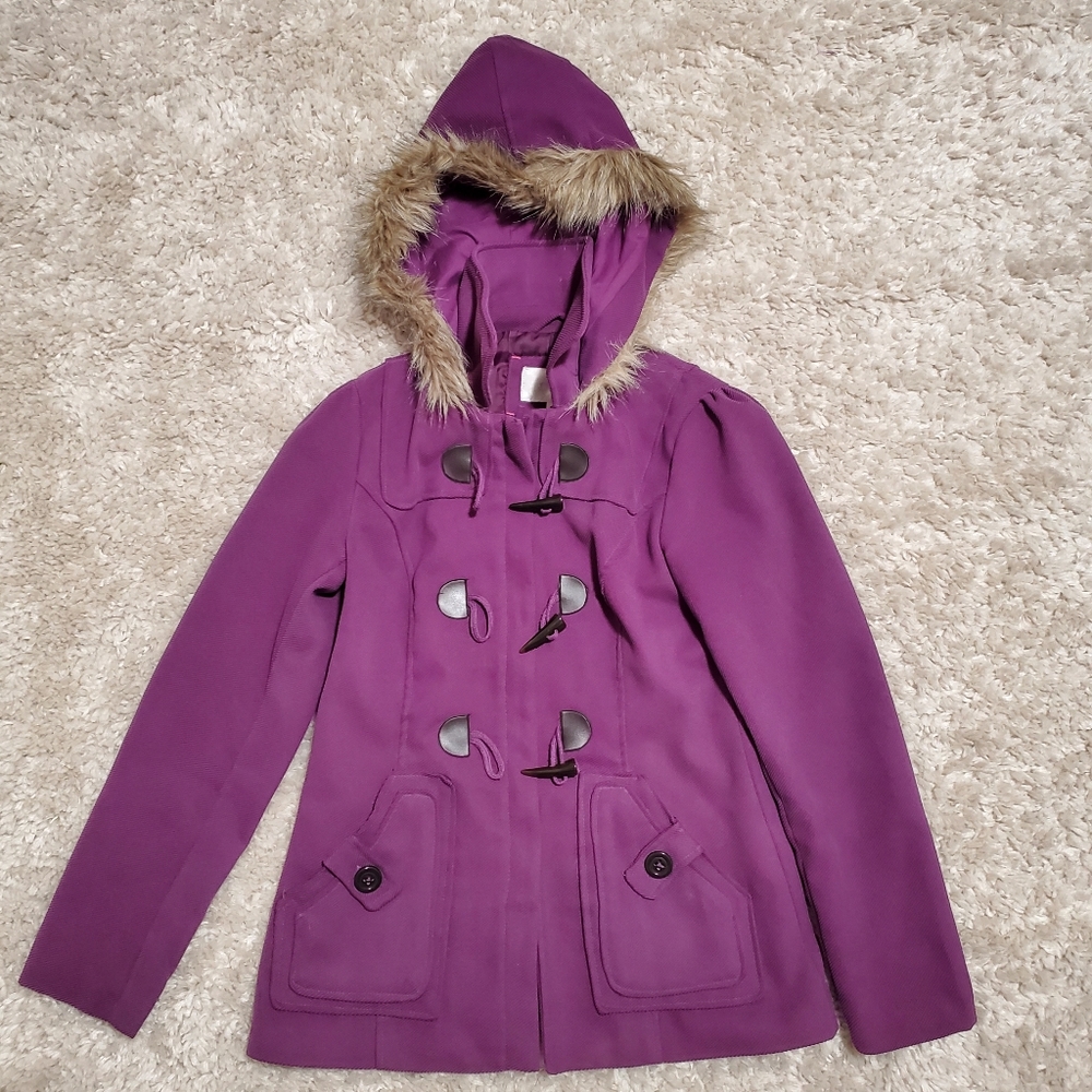 Xhilaration Purple Corduroy Junior Size M